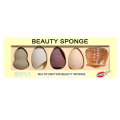 4pcs/set Makeup Sponge Set Beauty Cosmetic Puff Blender Set with Concealer Brush Cleansing Sponge Soap Holder